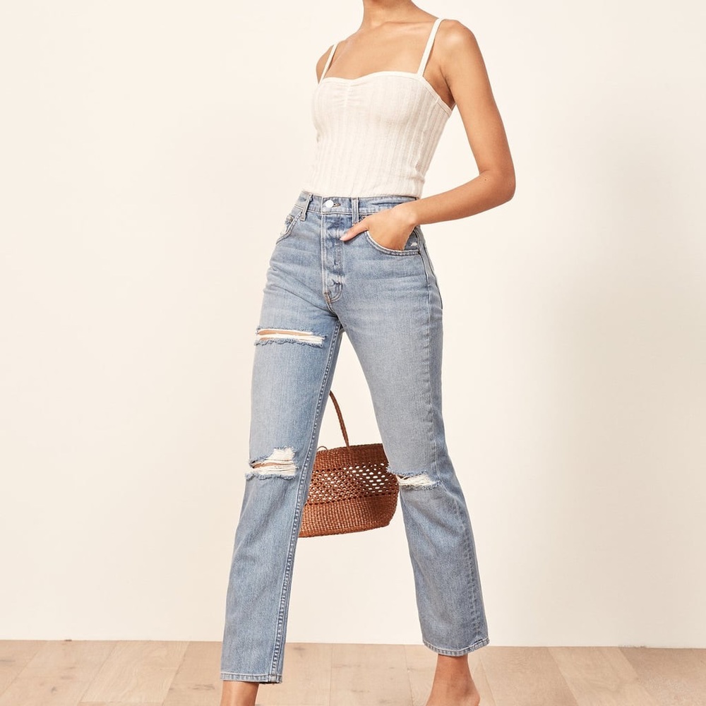 Reformation Denim Cynthia High Relaxed - Picture 2 of 8